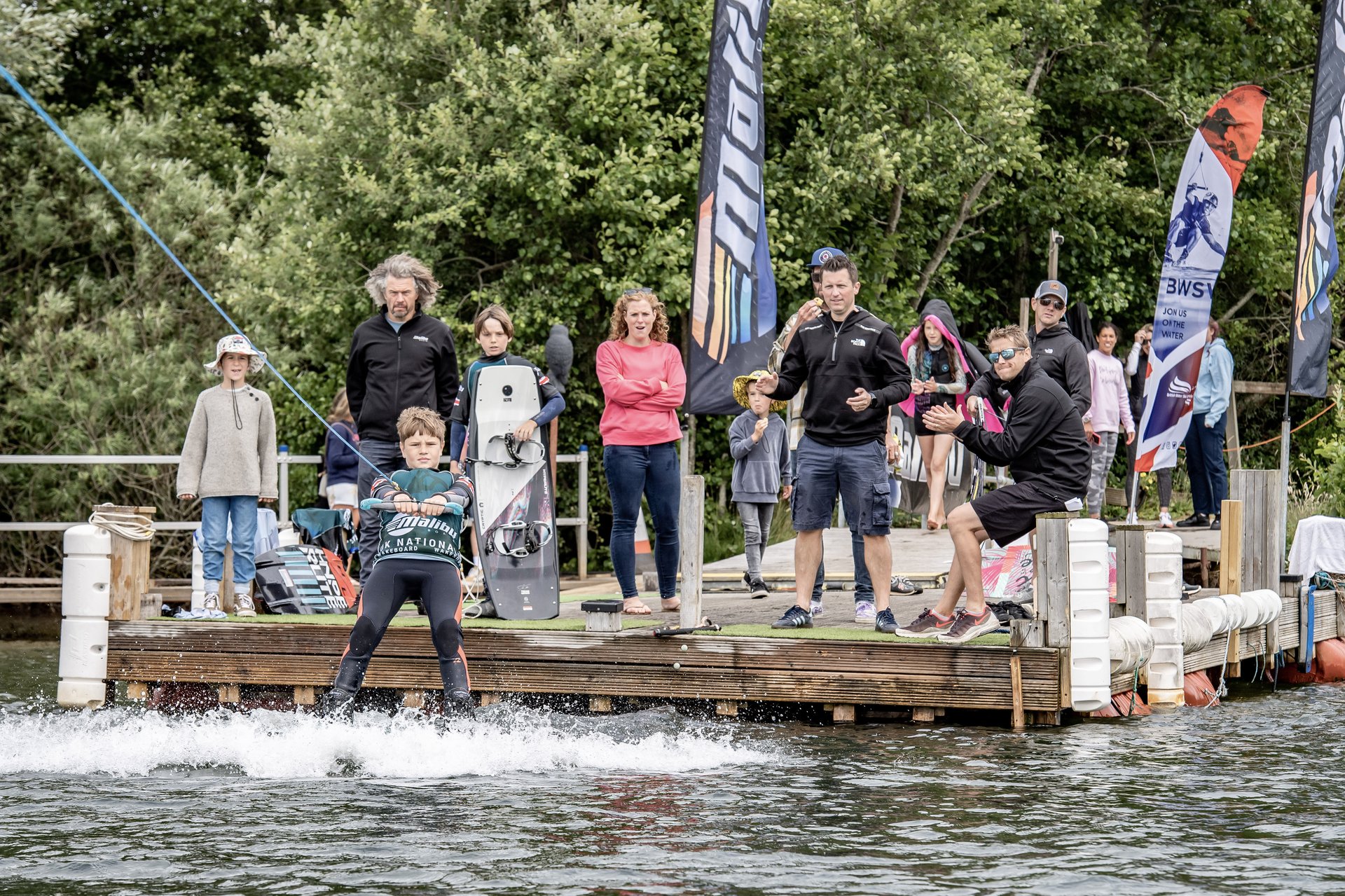 Charlie Lloyd at the 2022 Malibu Boats UK Wakeboard And Wakesurf Nationals